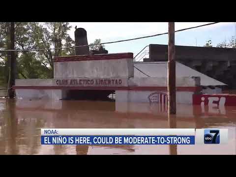 NOAA: El Niño is Here, Could be Moderate to Strong