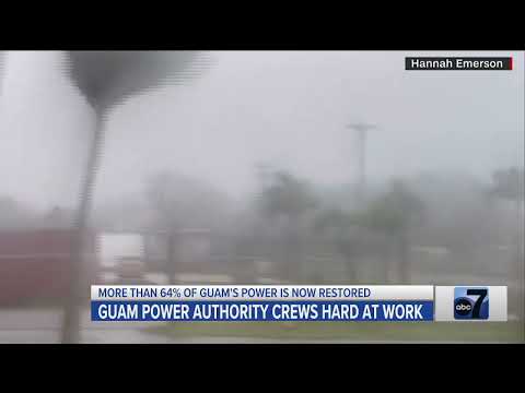 More than 64 Percent of Guam’s Power Now Restored