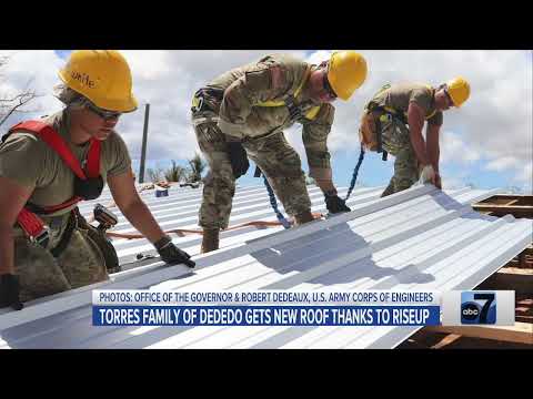 Dededo Family Gets New Roof Thanks to Riseup Program