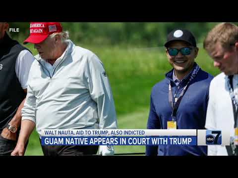 Guam Native Appears in Court with Trump