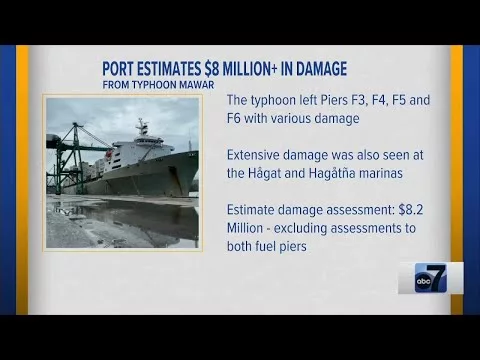Port Estimates $8M+ in Damage from Typhoon Mawar