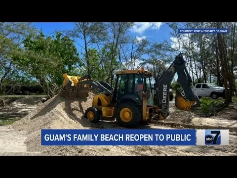 Guam’s Family Beach Reopens to Public