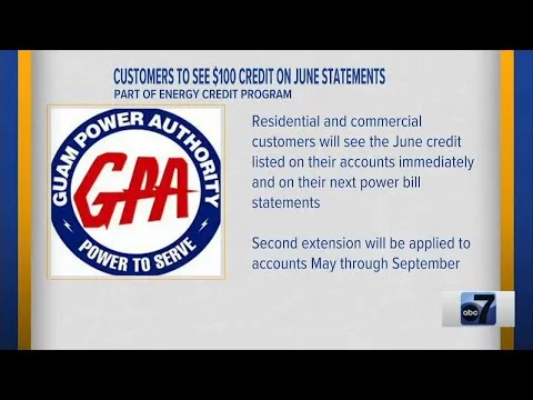 Customers to See $100 Credit on June Statements from Energy Credit Program