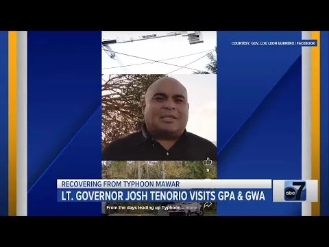 Lt. Governor Josh Tenorio Visits Guam’s Power, Water Authorities