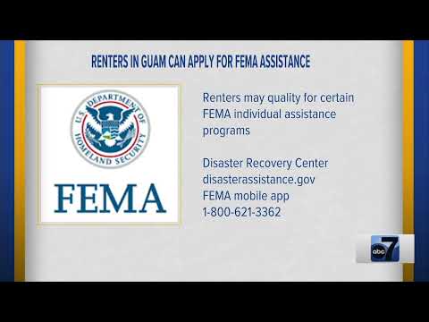 Renters in Guam Can Apply for FEMA Assistance