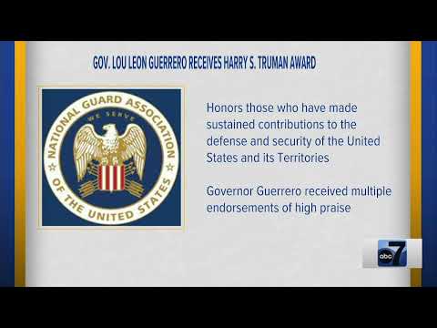 Guam Gov. Lou Leon Guerrero Receives Harry S. Truman Award