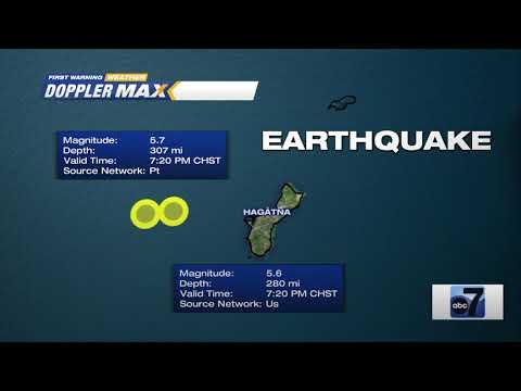 Earthquake Reported Near Guam