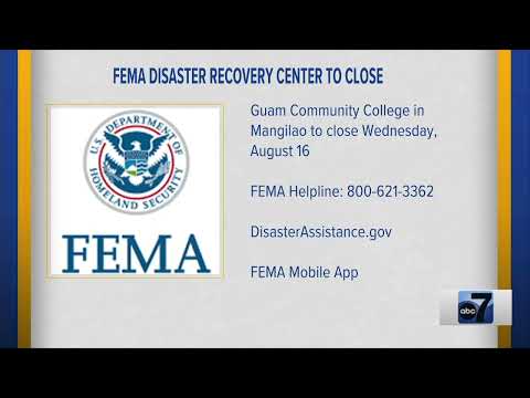 FEMA Disaster Recovery Center to Close