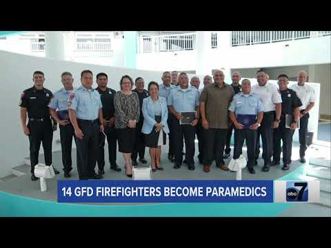 14 Guam Firefighters Become Paramedics