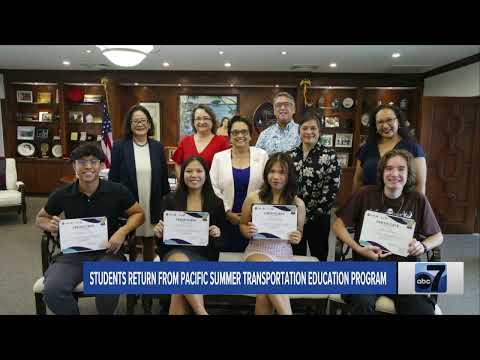 Students Return from Pacific Summer Transportation Education Program