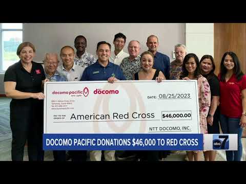 Docomo Pacific Donates $46K to Red Cross