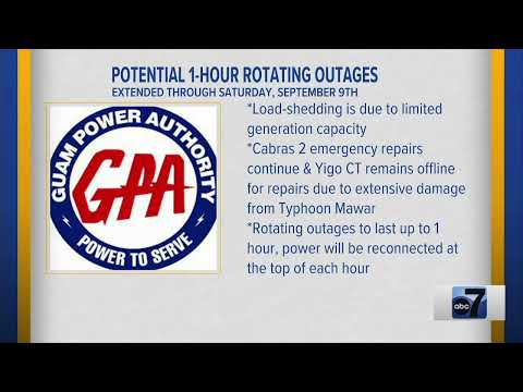 Rotating Power Outages Extended through Sept. 9