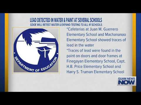 Lead Detected in Water, Paint at Several Schools