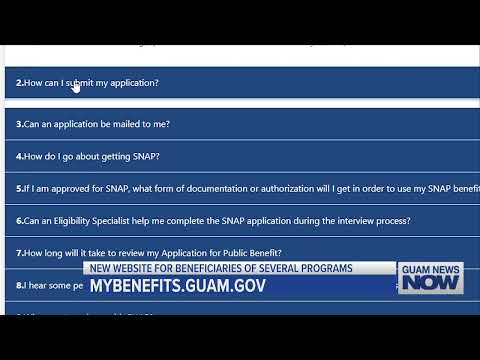 Guam Launches New Website for Beneficiaries of Several Programs