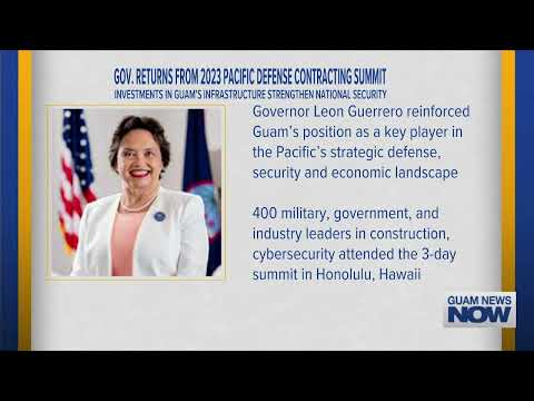 Guam’s Governor Returns from 2023 Pacific Defense Contracting Summit