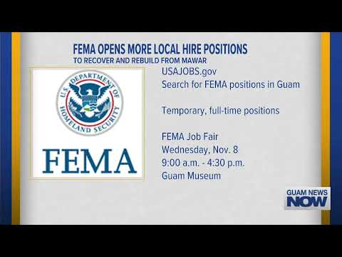 FEMA Opens More Local Hire Positions to Recover, Rebuild from Mawar