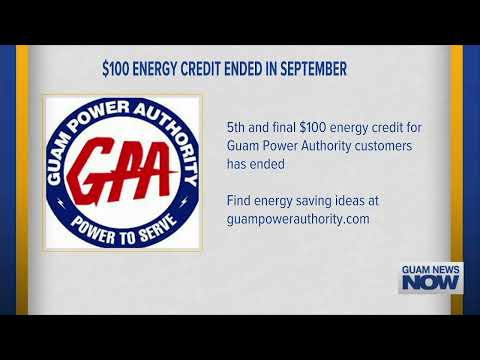 $100 Energy Credit Ended in September