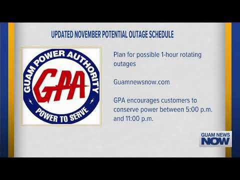 Guam Power Authority Provides Updated November Potential Outage Schedule