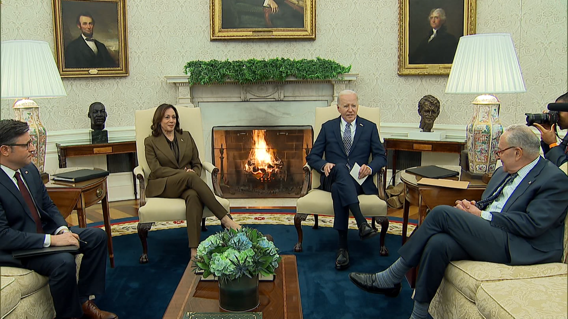 Biden Meets with Congressional Leaders Days Before Shutdown Deadline