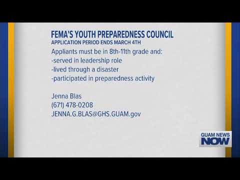 Application Period for FEMA’s Youth Preparedness Council Ends March 4