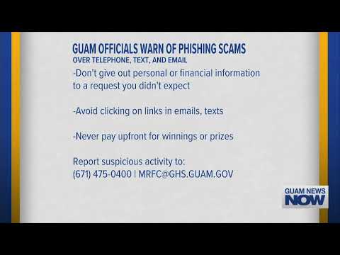 Guam Officials Warn of Phishing Scams