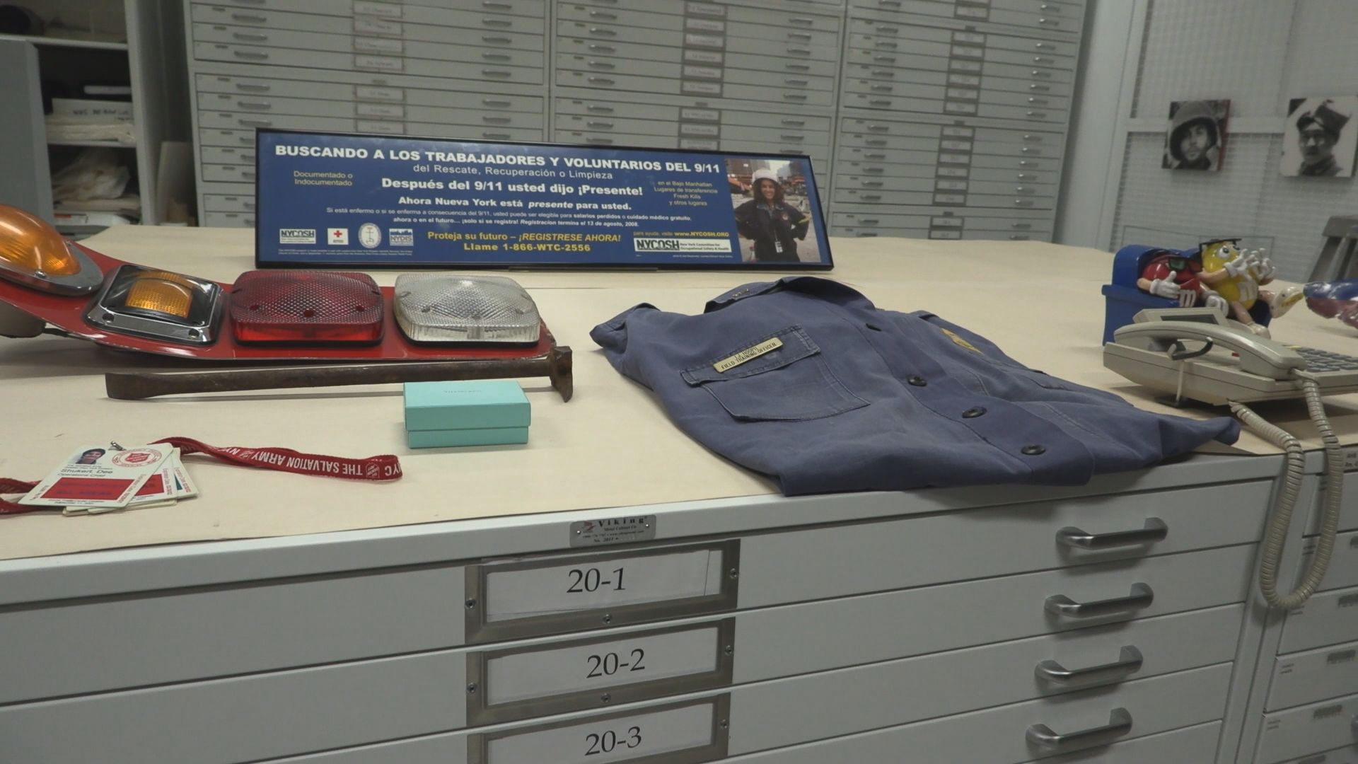 Behind the Scenes Tour of 9/11 Objects Not on Display at Smithsonian Museum