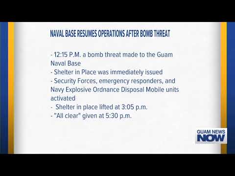 Naval Base Resumes Operations after Bomb Threat