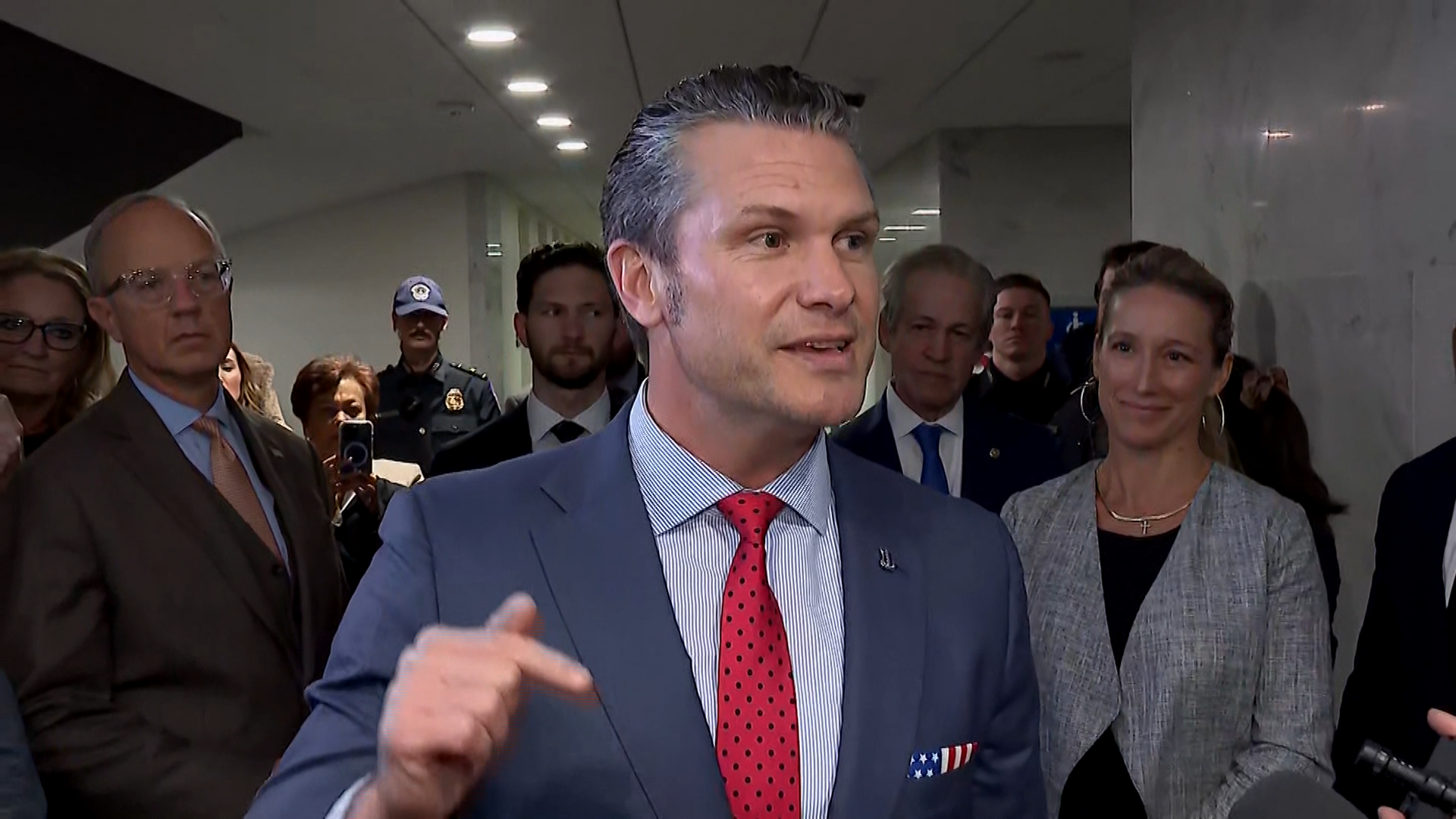 Hegseth Wraps Up Week of Meetings with GOP Senators and Receives Additional Support from Trump