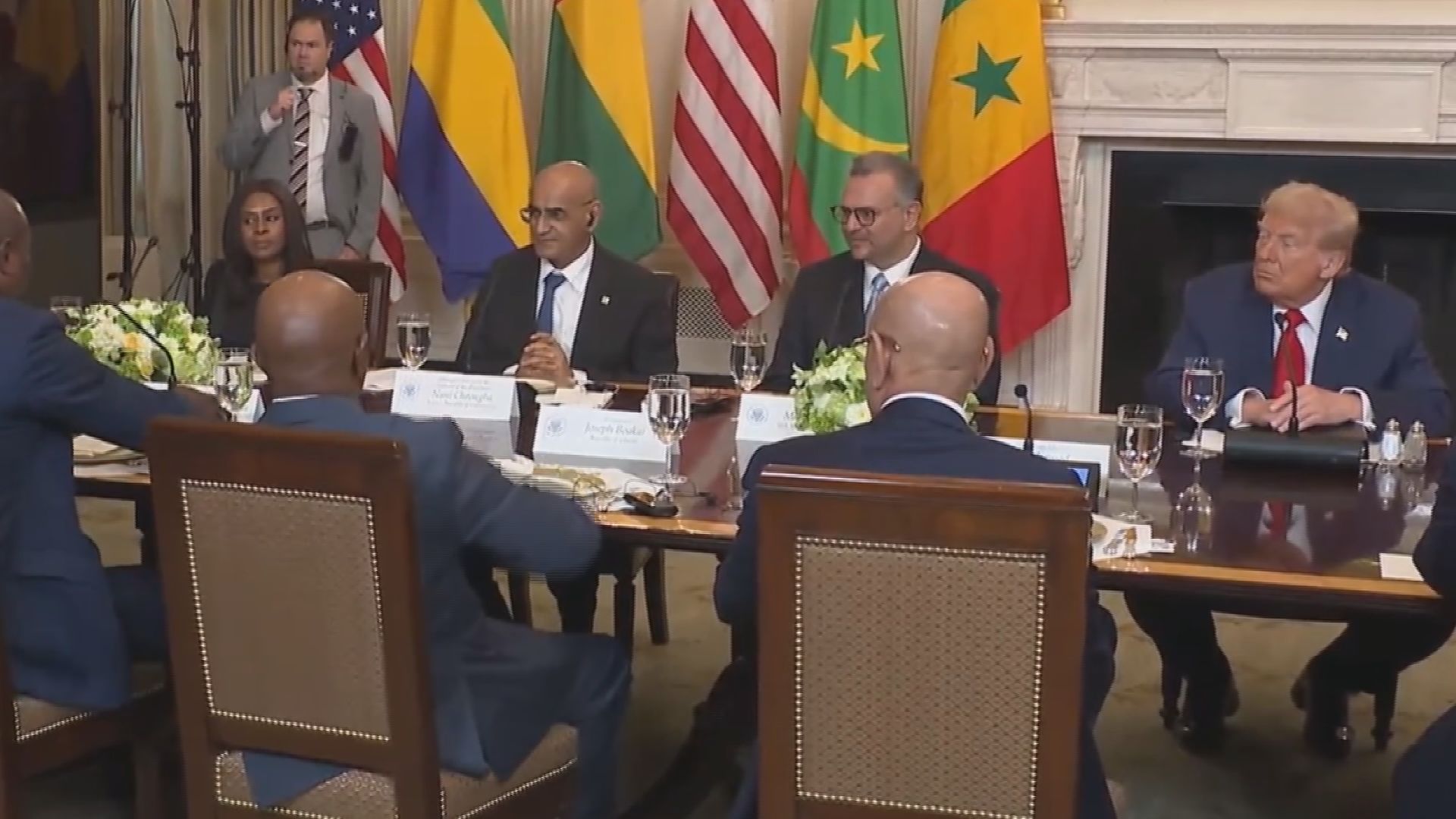 As China Tries to Expand Influence in Africa, Trump Meets with Western African Leaders