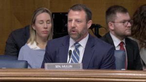 Mullin DHS Nomination Advances Out of Committee After Key Democratic Vote 