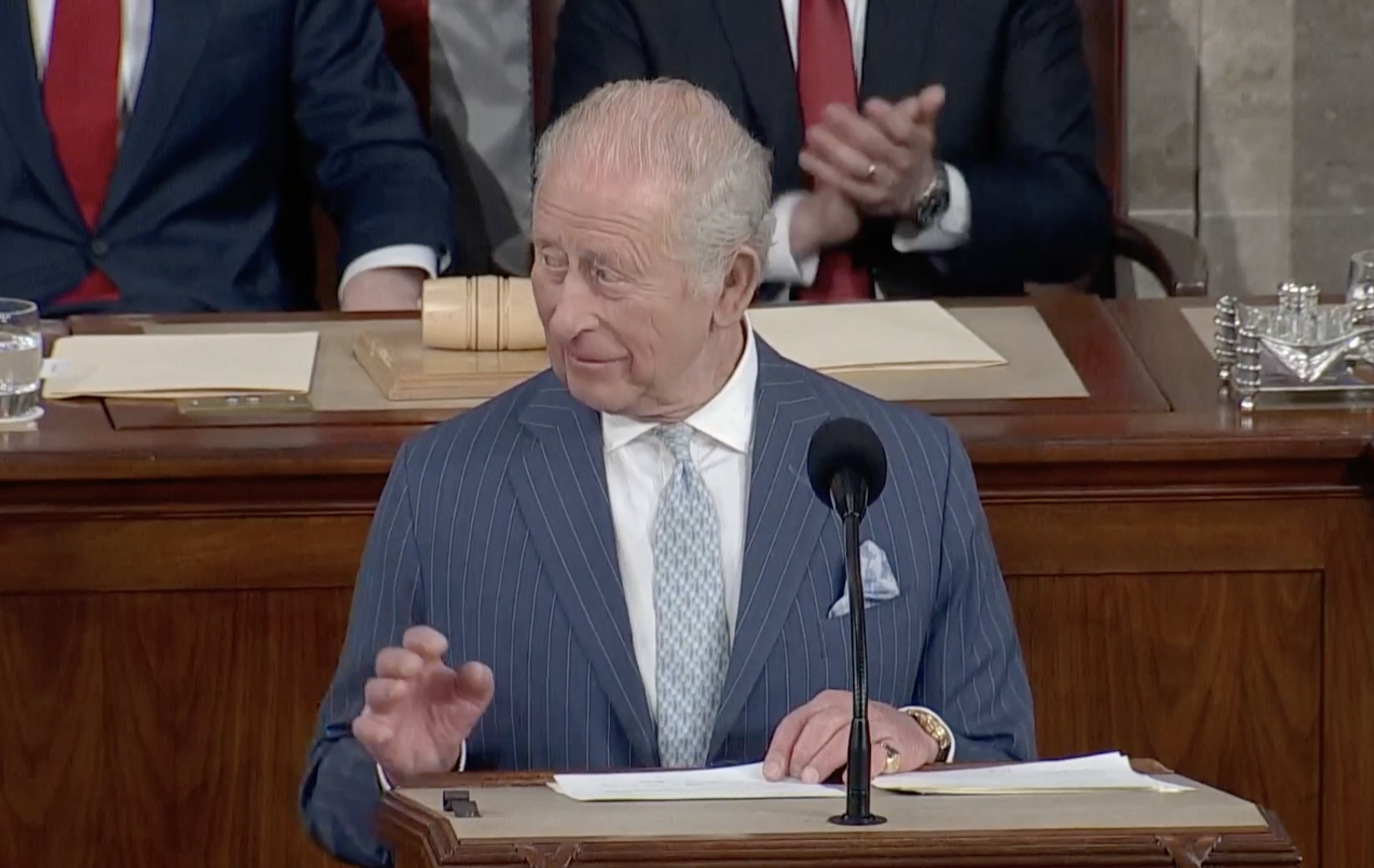 King Charles III Addresses Congress, Royal Visit Proceeds Without Delay