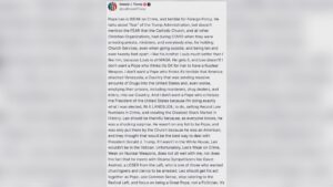 Trump v. Pope: Two Most Influential Americans at Odds over Iran 2 Trump v. Pope: Two Most Influential Americans at Odds over Iran