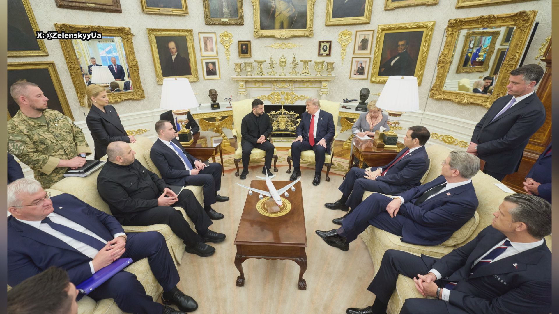 Trump Meets with Ukraine President, Israeli Prime Minister at White House